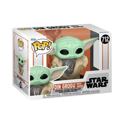 FUNKO Figurine Pop  THE MANDALORIAN - POP Star Wars N&deg; 712 - Grogu (Armure) - Figurines Pop - 226647 