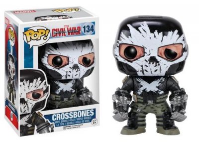 FUNKO Figurine Pop - Marvel Civil War - Crossbones -  Pop N&deg;134