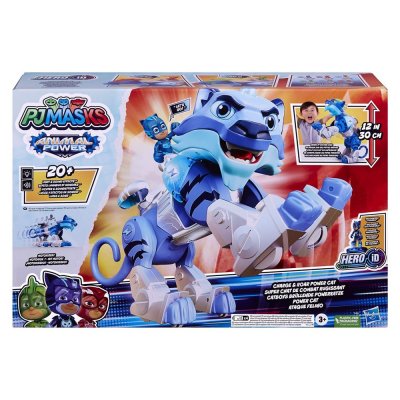 PJ MASKS Figurine Pyjamasques Animal Power Super Chat De Combat Rugissant