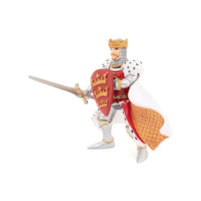 PAPO Figurine Roi Arthur rouge 
