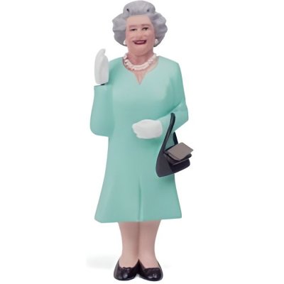 Figurine solaire - Reine Elisabeth II - 3 couleurs - Jardin - Plastique - Design contemporain