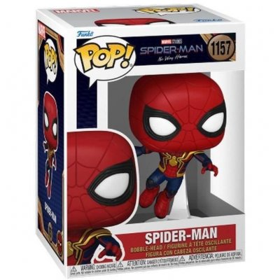 FUNKO Figurine Spider-man No Way Home - Leaping Spider-man Pop 10cm