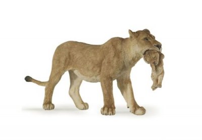 PAPO Figurine Sylvanian Lionne et lionceau