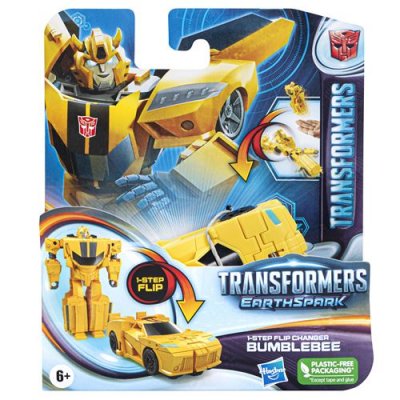 TRANSFORMERS Figurine  EarthSpark 1-Step Flip Changer Mod&egrave;le al&eacute;atoire