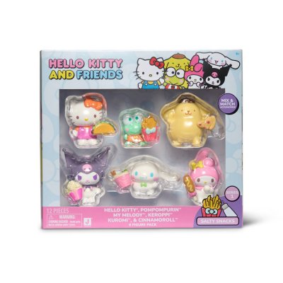 HELLO KITTY Figurines Coffret de 6 Personnages de 5 cm Mod&egrave;le al&eacute;atoire