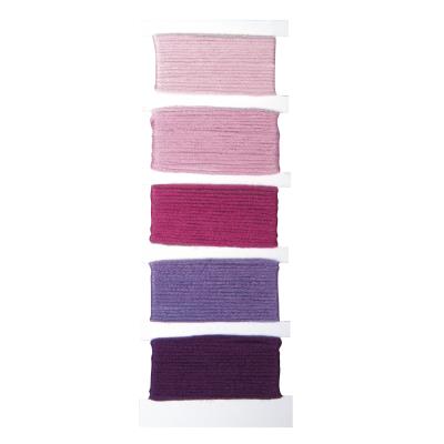 RAYHER Fil bracelet br&eacute;silien - 5 coul. - Rose violet