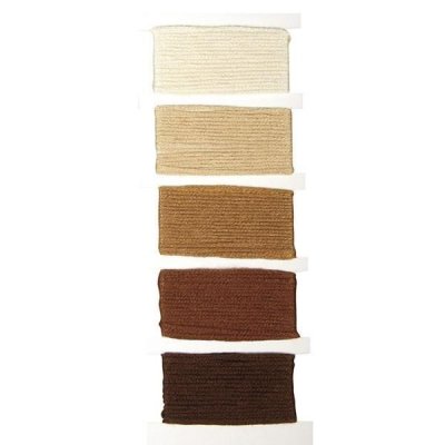 RAYHER Fil bracelet br&eacute;silien - 5 coul. - Tons bruns