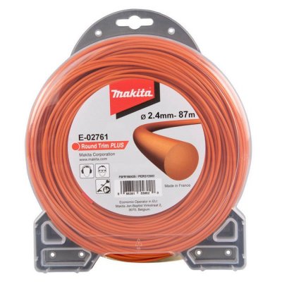 MAKITA Fil de coupe Orange 2,4mm x 87m rond  E-02761