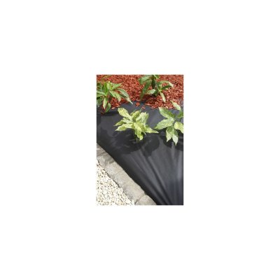 NATURE Film de couverture de sol 1 x 10 m Noir 6030228  Noir