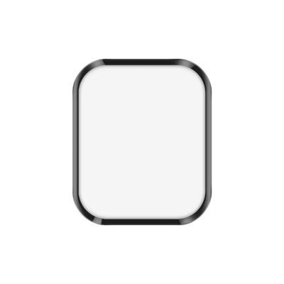 AVIZAR Film Pour Apple Watch Serie 7 41mm R&eacute;sistant Transparent Contour Noir