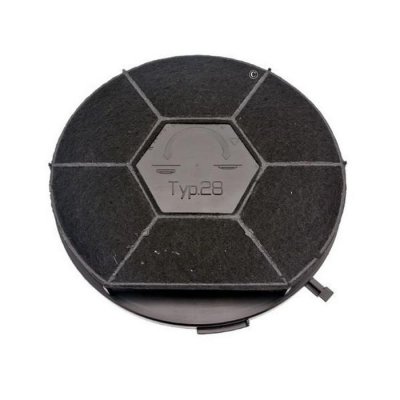 WHIRLPOOL Filtre charbon rond type 28 (a l'unite) pour Hotte ARTHUR MARTIN, BOSS