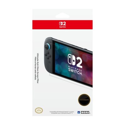 Filtre d'&eacute;cran anti-reflets Hori Transparent pour Nintendo Switch 2 