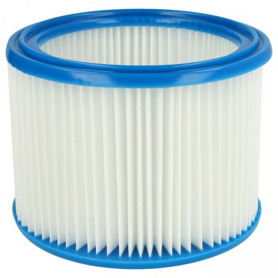 VHBW Filtre rond &agrave; plis pour aspirateur multifonction compatible avec remplace Bosch 2607432024 - 