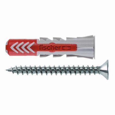 FISCHER  - Cheville tous mat&eacute;riaux DuoPower 14x70 mm avec vis - 8/bte
