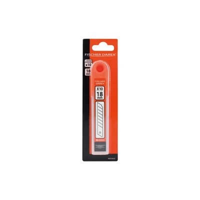 FISCHER DAREX  - Lames de cutter droites cassables x10 - Lame mm: 18