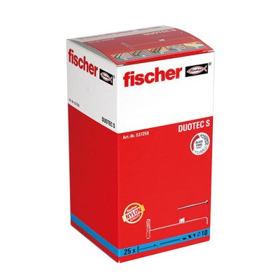 FISCHER  Ensemble de chevilles en nylon DUOTEC 10 S 25 pcs