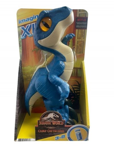 FISHER PRICE  - Imaginext Jurassic World V&eacute;lociraptor XL - 3 ans et +