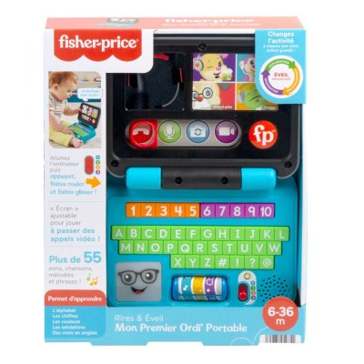 FISHER PRICE Fisher-Price - Mon Premier Ordi' Portable - Jouet D'&Eacute;veil 1Er Age
