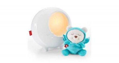 FISHER PRICE  Projecteur de lumi&egrave;re de nuit 2-in-1 Blanc DYW48