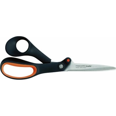 FISKARS  1020224 Amplify Ciseaux Bricolage, Noir/Orange, 21cm