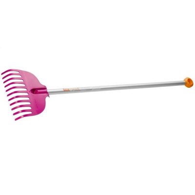 FISKARS  138160 Balai &agrave; feuilles pour enfants lilas 