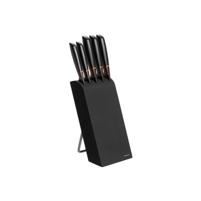 FISKARS  - bloc de 5 couteaux noir - 978791