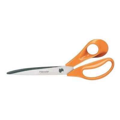 FISKARS  Ciseaux droitiers bouts pointus 25 cm oranges