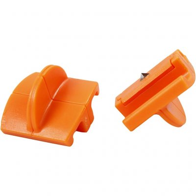 FISKARS  lames de rechange coupe-papier orange 2 cm