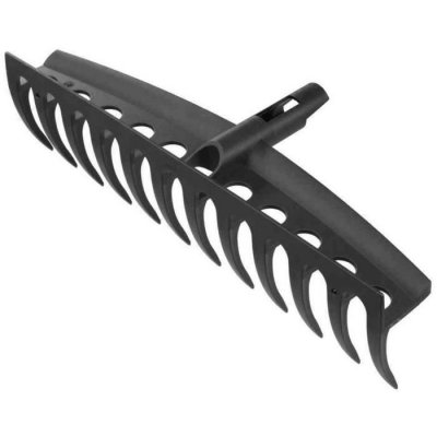 FISKARS  Solid Universal Garden Rake Head Argent&eacute;