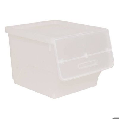 5 FIVE SIMPLY SMART Five - Boite de rangement avec Ouverture Frontale 34 L Transparent