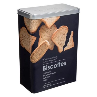 5 FIVE SIMPLY SMART FIVE Simply Smart - Bo&icirc;te &agrave; Biscottes Relief II 24cm Noir
