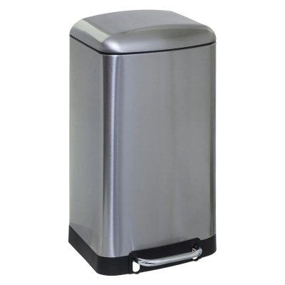 5 FIVE SIMPLY SMART FIVE Simply Smart - Poubelle de Cuisine M&eacute;tal Ariane 30L Argent 
