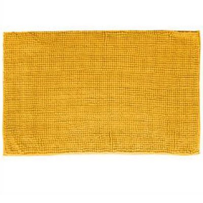 FIVE SIMPLY SMART Five - Tapis de Bain Chenille Courte Moutarde 50X80