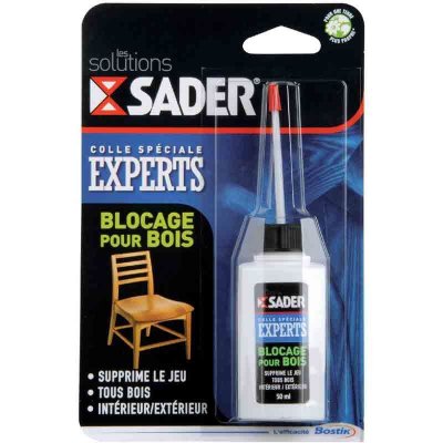 SADER Flacon colle blocage bois - 50ML 287979 - 