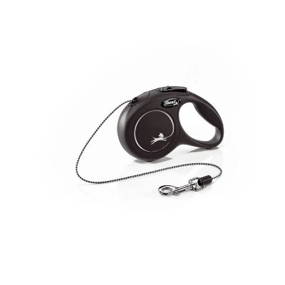 FLEXI  - Laisse New Classic xs Cord 3 m black CL00C3-251-S-20 - Noir