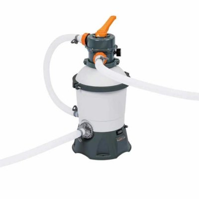 BESTWAY Flowclear Pompe de filtration &agrave; sable  Blanc