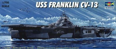  Flugzeugtr&auml;ger Uss Franklin Cv-13 - 1:700e - Trumpeter