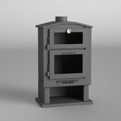 FM BIOMASA Fm Calefaccion - fm Po&ecirc;le &agrave; bois en acier CH-4 9,5kW avec four