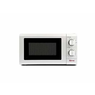 GIRMI FM0501 Micro-Onde 700W 20L D&eacute;cong&eacute;lation Minuteur Verre Blanc