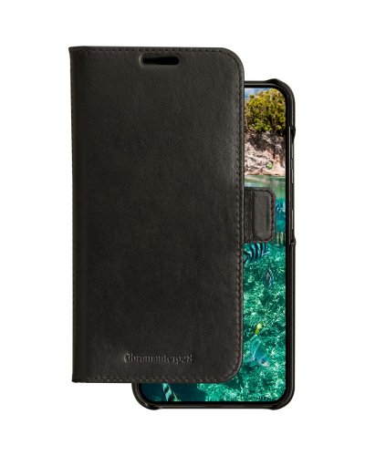 DBRAMANTE1928 Folio 2 en 1 Samsung G S23 5G Lynge en Cuir Noir  - Neuf