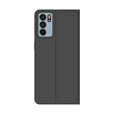 OPPO Folio Flip Cover Noir pour  Reno 6  - Neuf