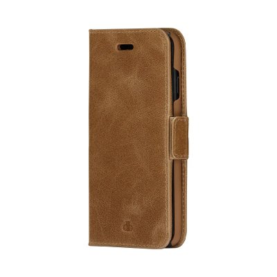 DBRAMANTE1928 Folio iPhone 14 Pro en Cuir Copenhagen Slim Tan  - Neuf