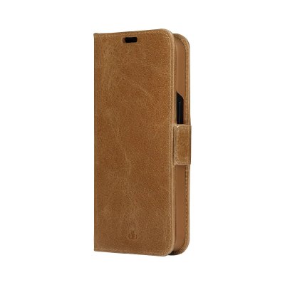 DBRAMANTE1928 Folio iPhone 14 Pro Max en Cuir Copenhagen Slim Tan  - Neuf