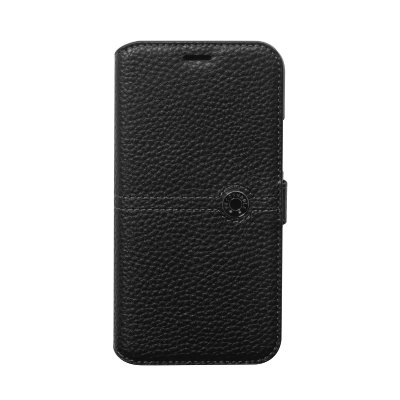 BIGBEN CONNECTED Folio Sellier Bouton laqu&eacute; Noir pour iPhone 11 Pro Faconnable - Neuf