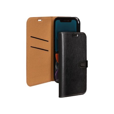 Folio Wallet avec languette Noir pour iPhone 12 / 12 Pro Bigben - Neuf
