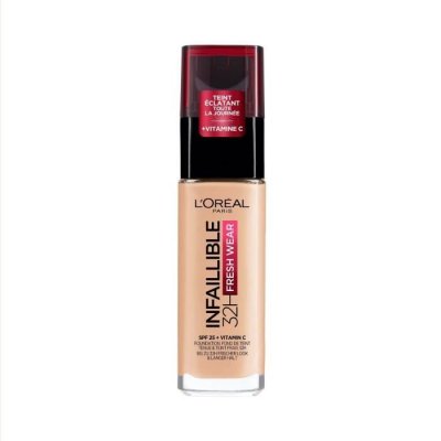 L OREAL PARIS Fond de teint liquide Loreal Infallible 24H Fresh Wear Spf25 #180 30ml