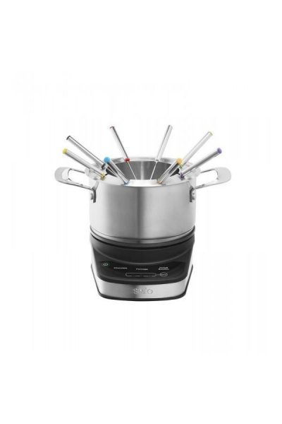 SIMEO Fondue digitale  1200 W Noir et Argent 