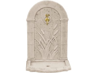 HABITAT ET JARDIN Fontaine ""ROSEAU"" - en pierre reconstitu&eacute;e - 62 x 42 x 93 cm