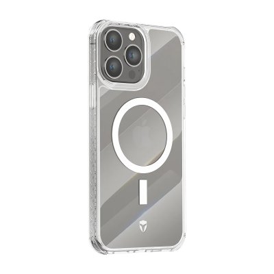 FORCE CASE  Air Coque Rigide pour iPhone 13 Pro Max Compatible MagSafe Transparent
