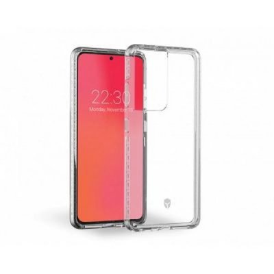 BIGBEN CONNECTED Force Case FC Life Coque pour Samsung Galaxy S21 Ultra Transparent